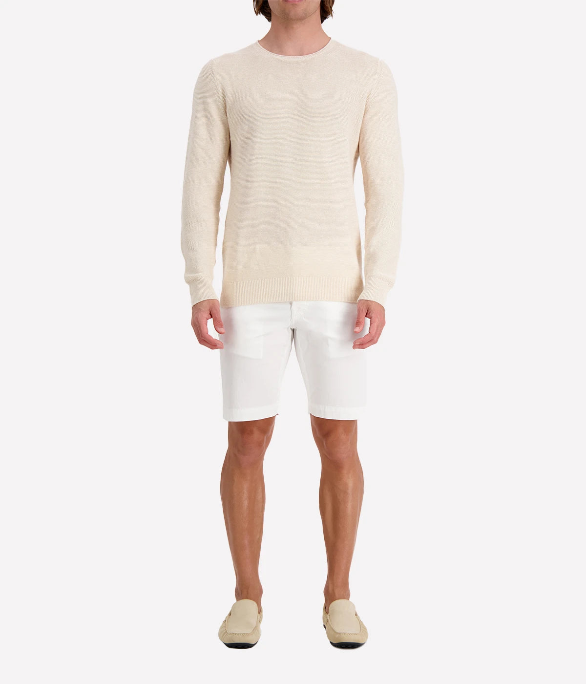Crew Longsleeve in Cream