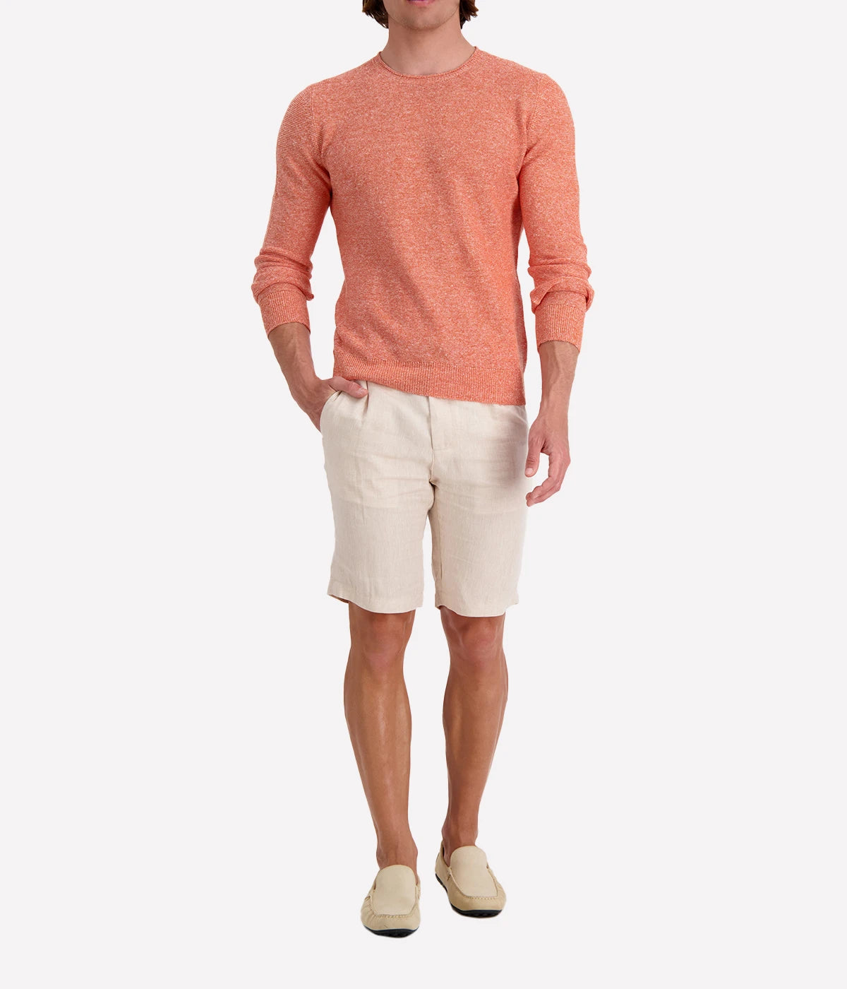Crew Longsleeve in Mandarin