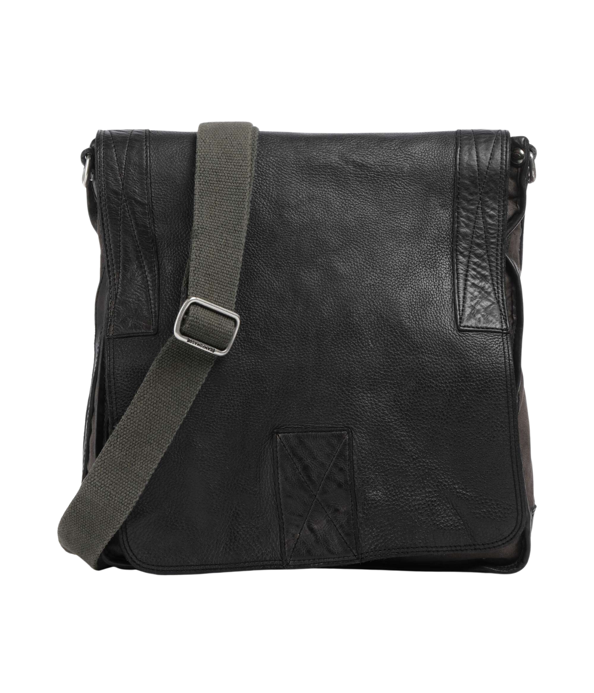 Crossbody Canvas Bag in Grey