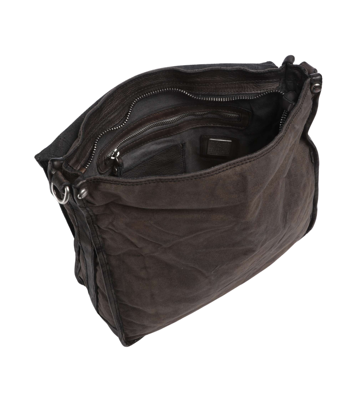 Crossbody Canvas Bag in Grey