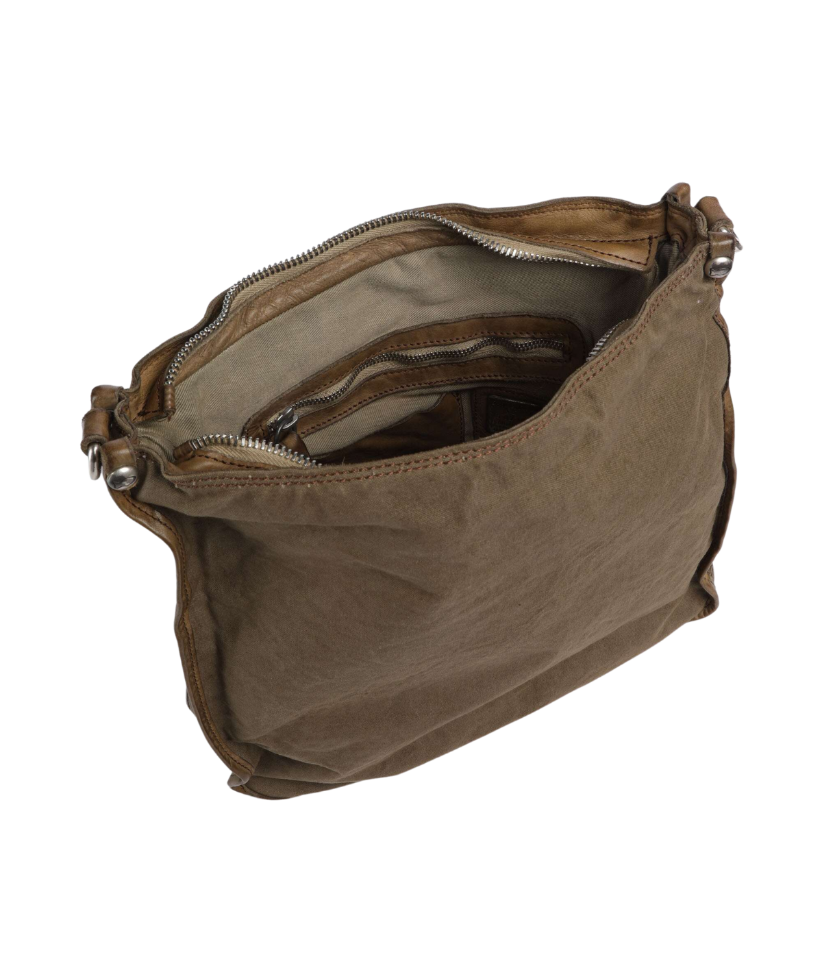 Crossbody Canvas Bag in Military