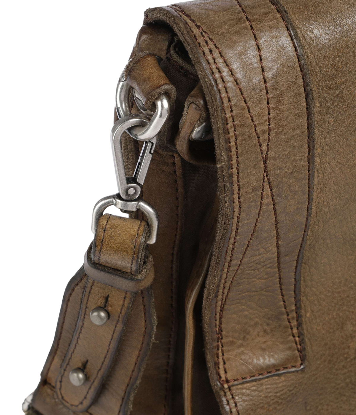 Crossbody Canvas Bag in Military