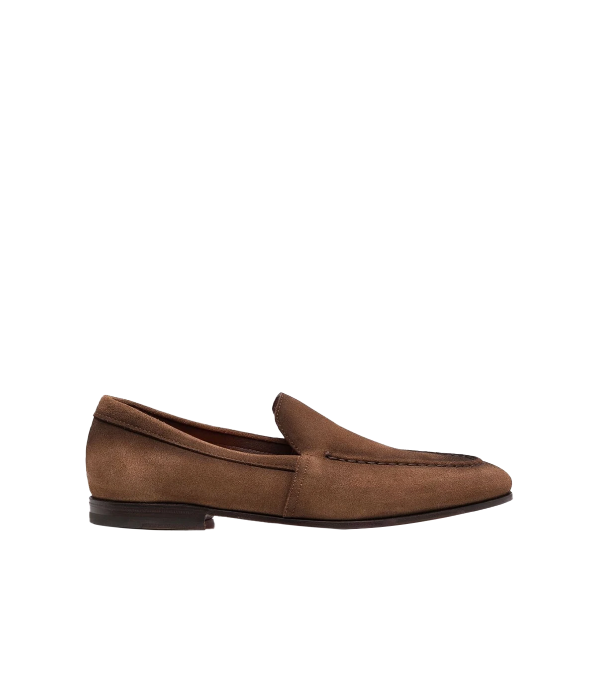 Daisy Suede Loafers in Brown