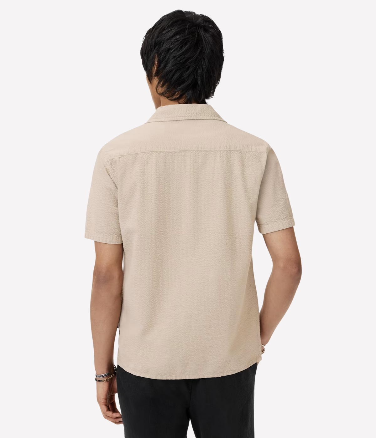 Dan Camp Collar Shirt in Smoked Pearl Grey