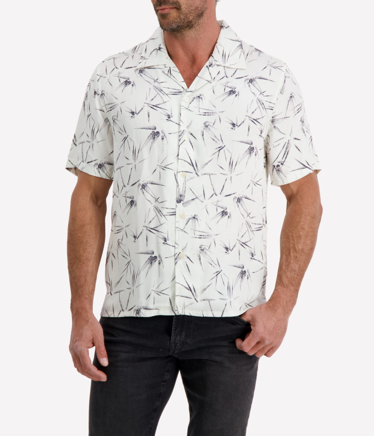 Dan Camp Collar Shirt in White