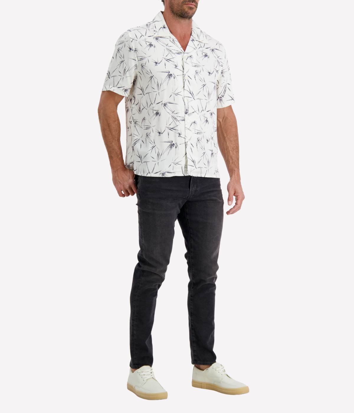 Dan Camp Collar Shirt in White