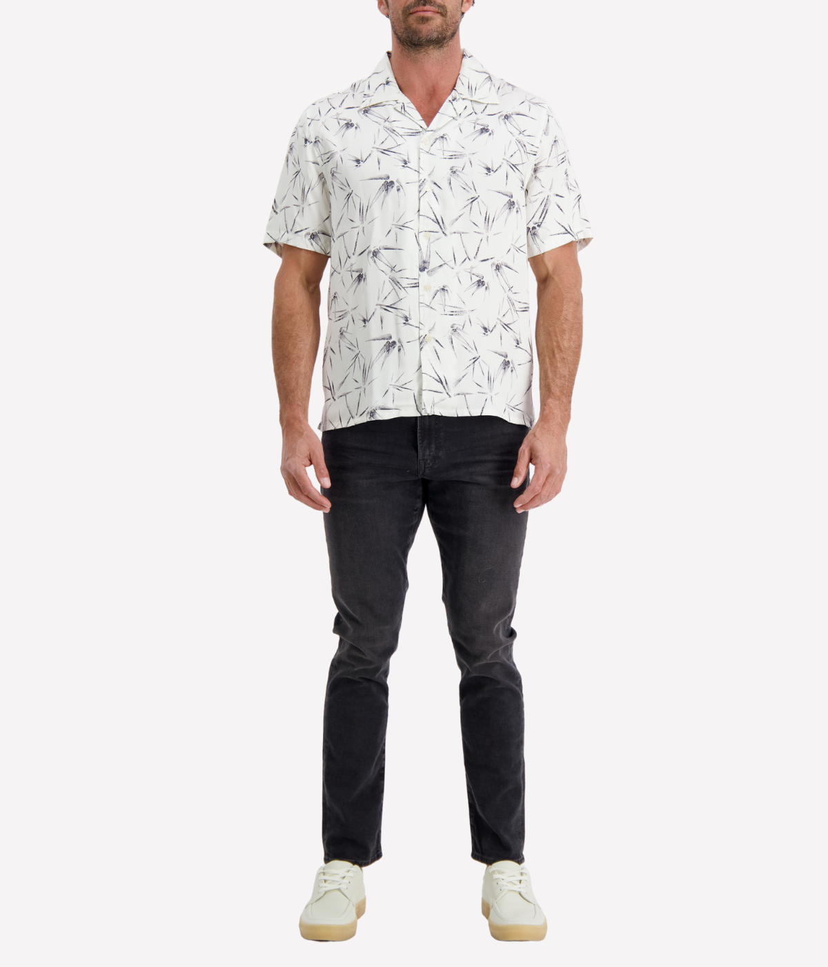 Dan Camp Collar Shirt in White
