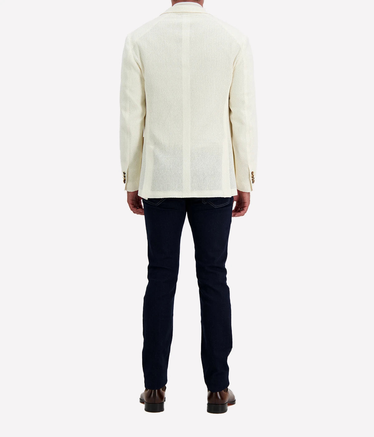 *FINAL SALE* Deconstructed Blazer in Cream