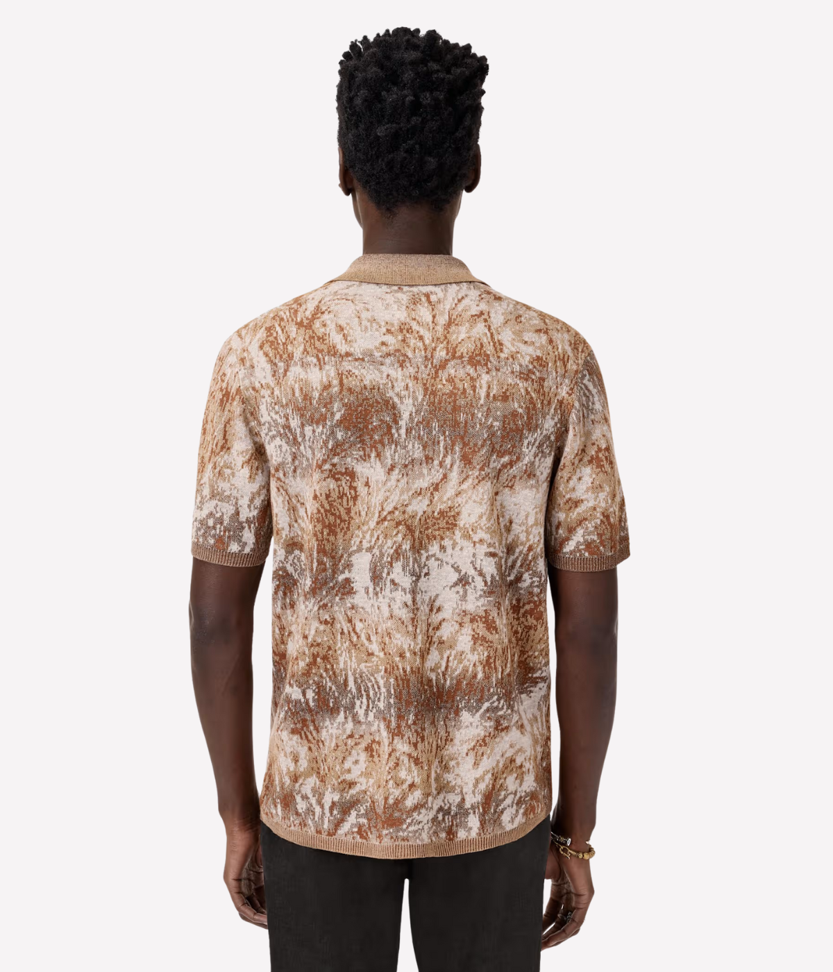 Demonte Regular Fit Short Sleeve in Fossil Grey