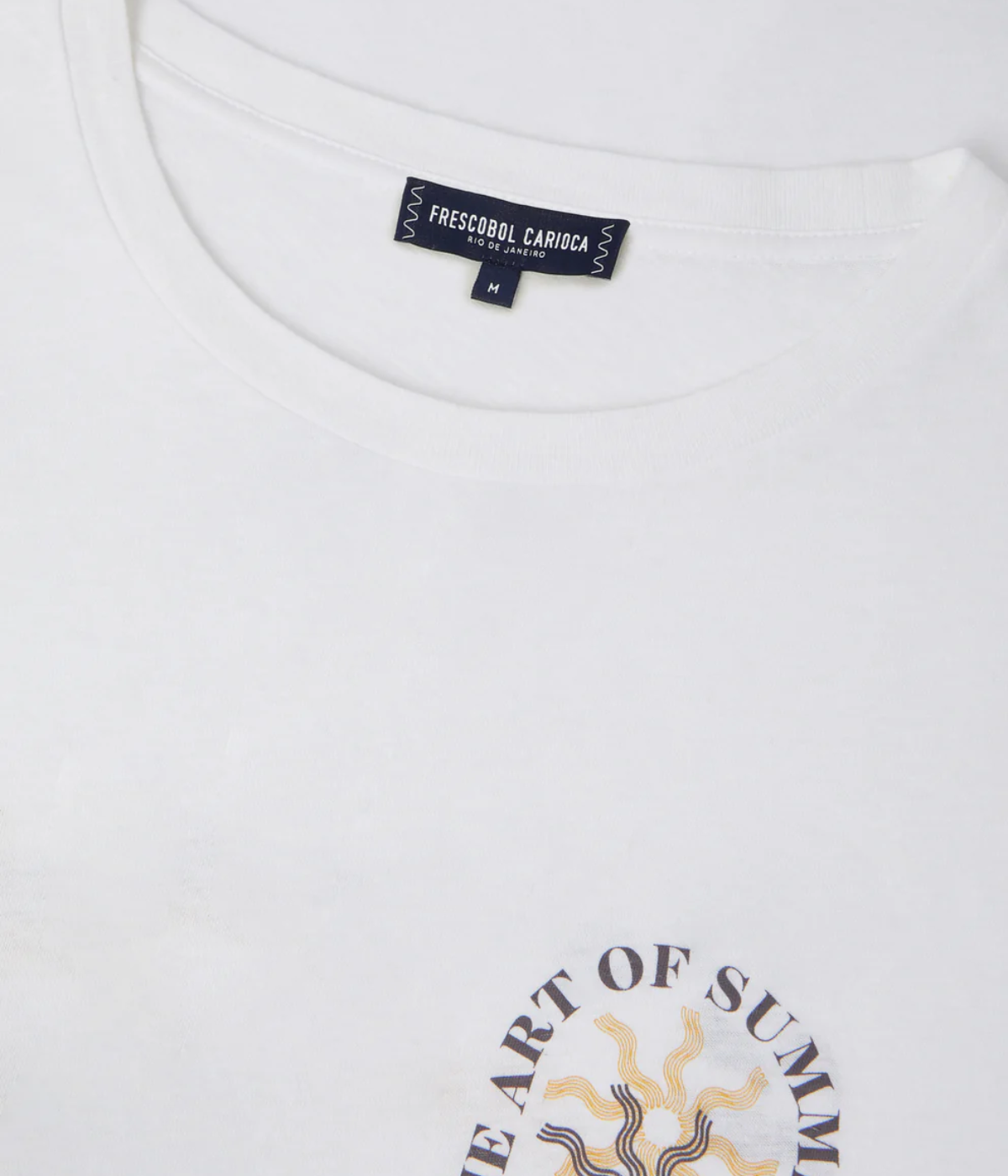 Dinis Linen Blend Summering Printed Tee in Cedar Grey