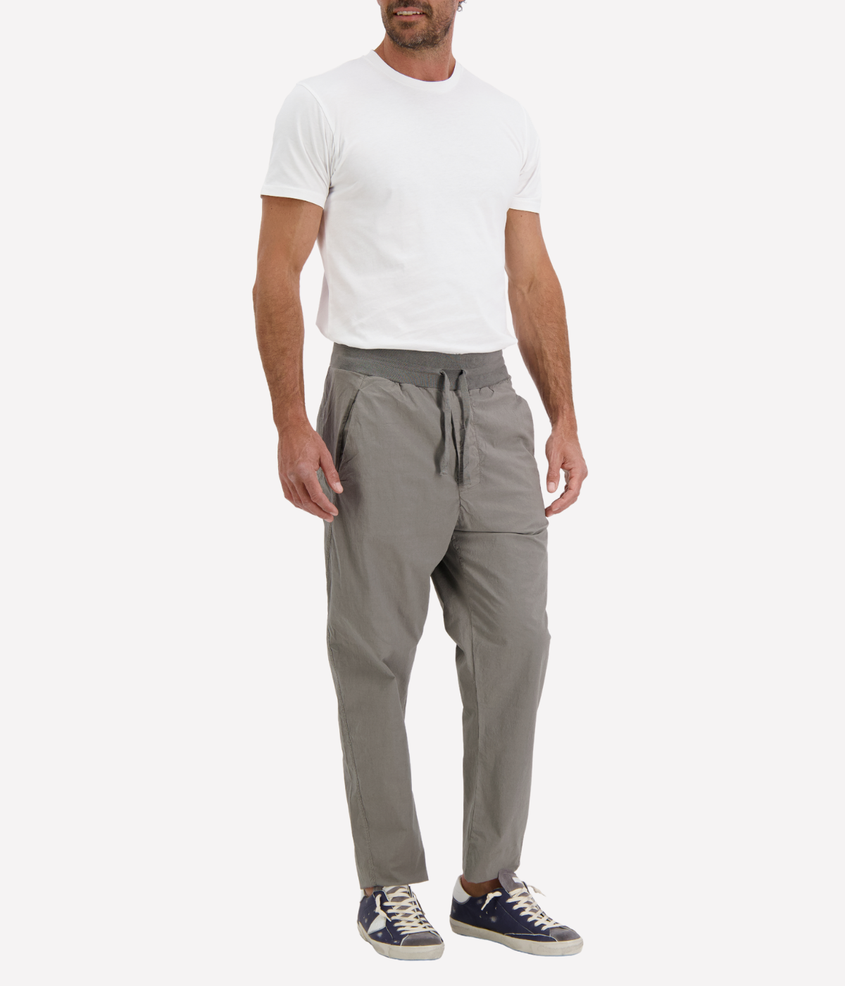 Drawstring Trousers in Clay