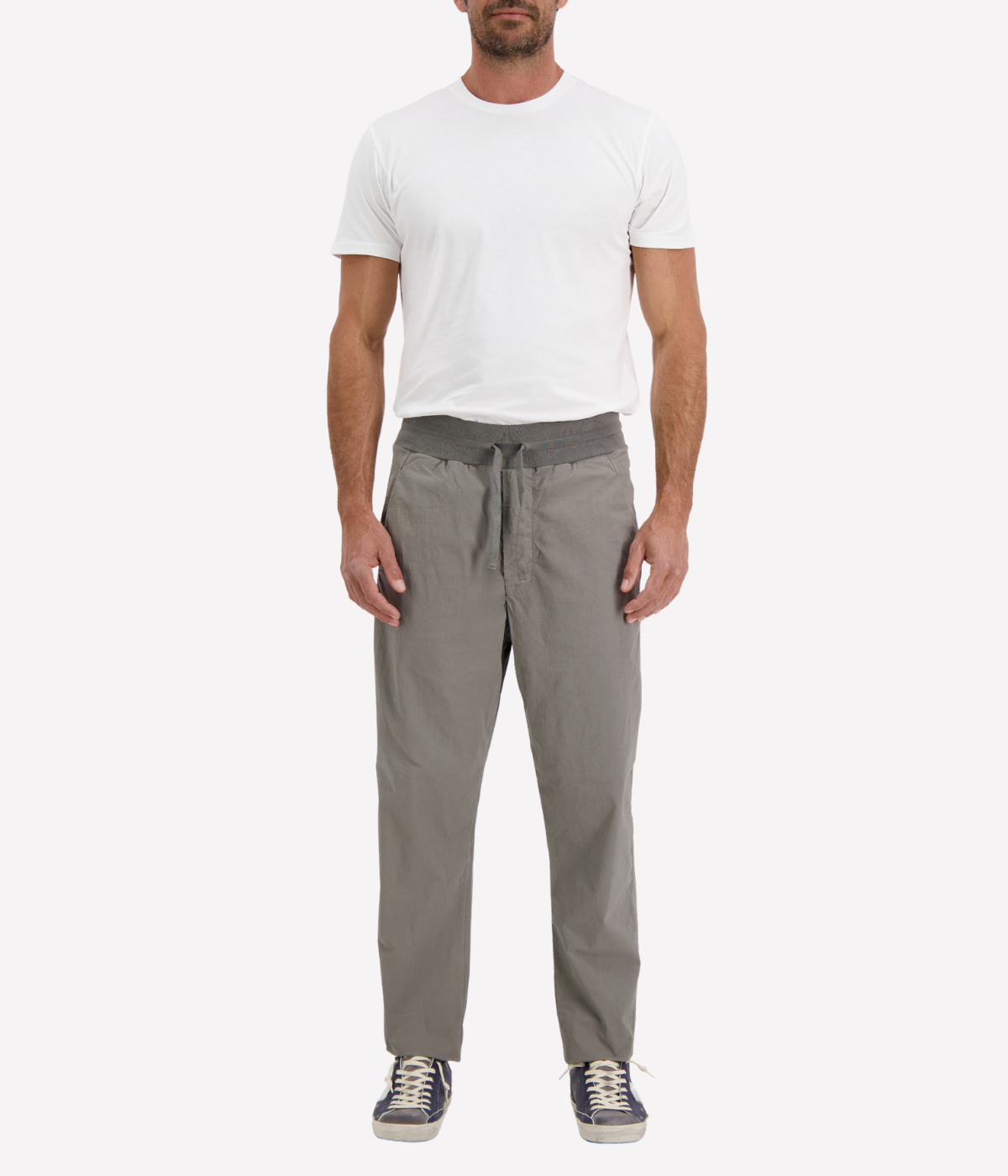 Drawstring Trousers in Clay