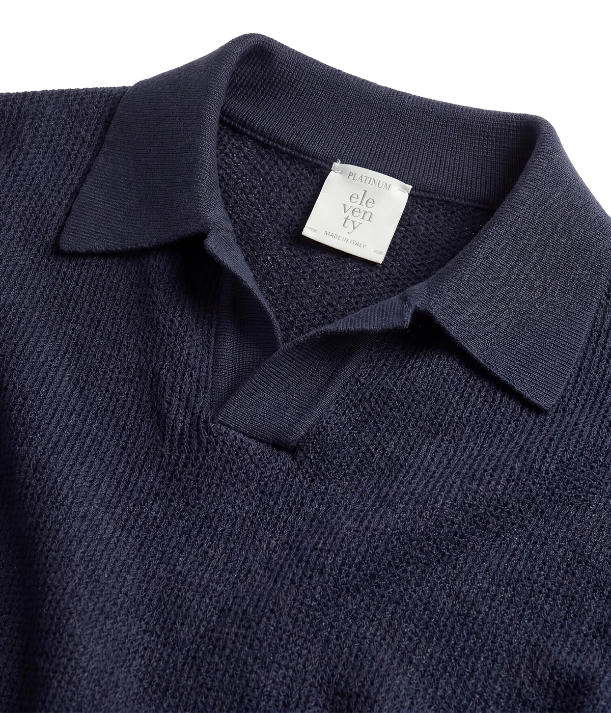 Short Sleeve Sweater In Blue