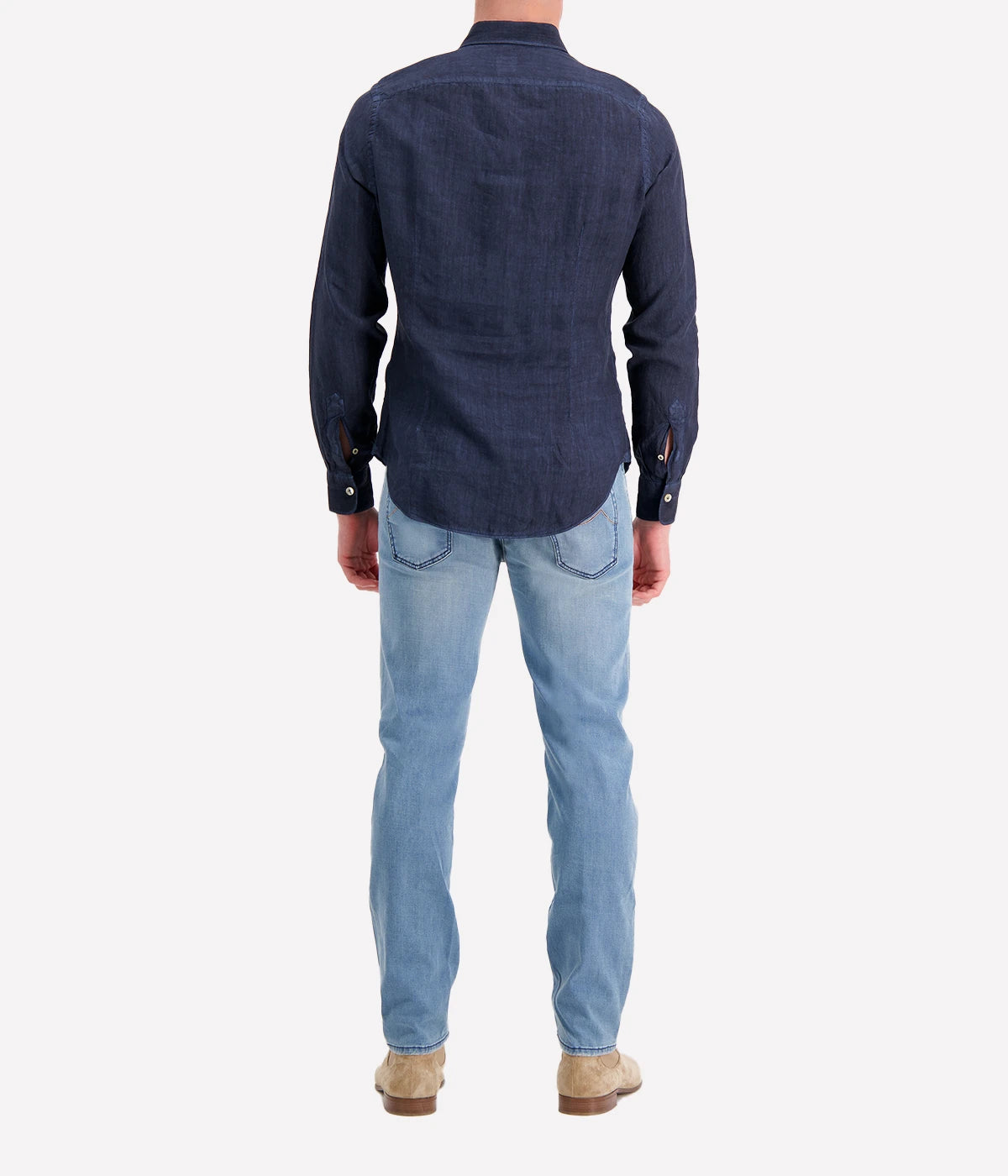 Long Sleeve Dandy Shirt in Blue