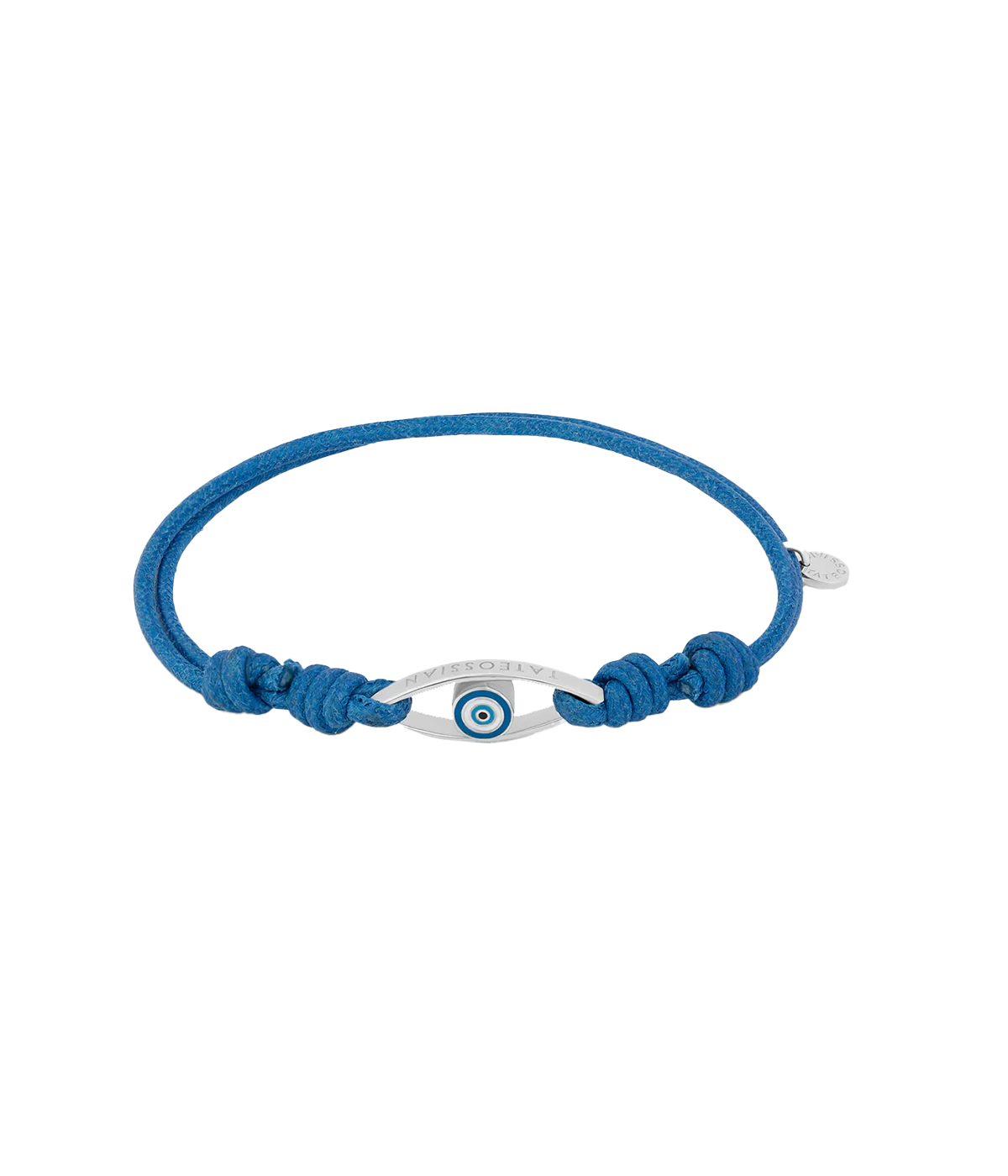 Evil Eye Bracelet Cord in Blue