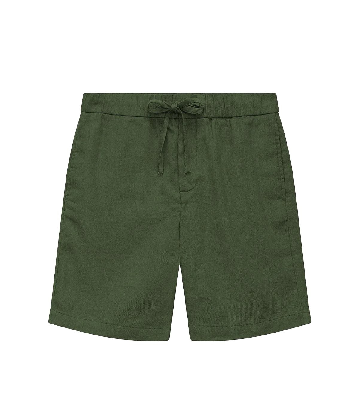 Felipe Linen Short in Vineyard Green