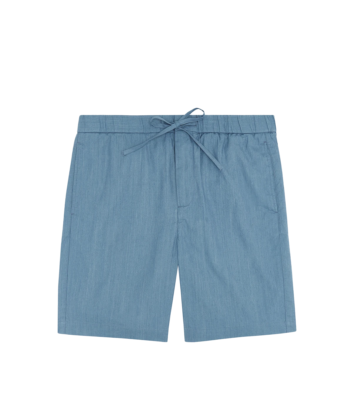 Felipe Linen Short in Cloud Blue