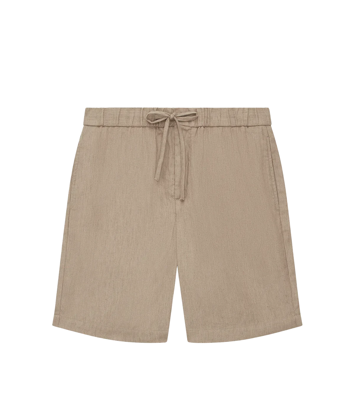 Felipe Linen Short in Truffle