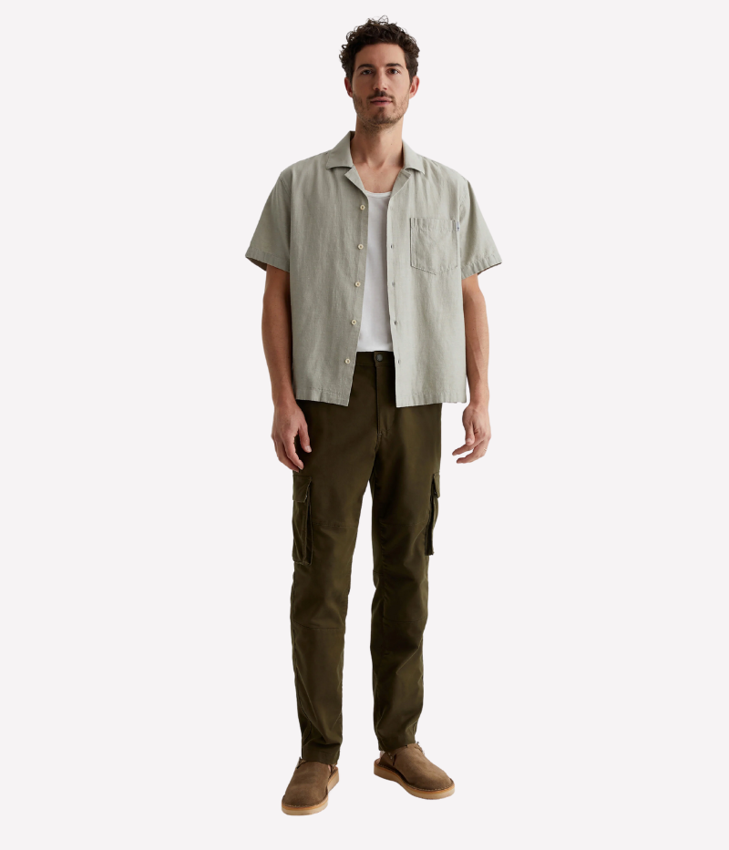 Foster S/S Shirt in Dried Bay Leaf