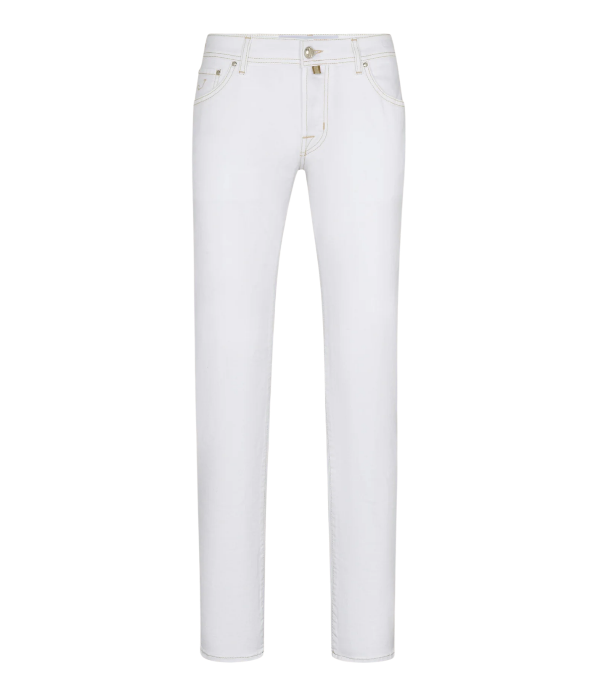 Bard 5 Pkt Slim Fit Bull in Optical White