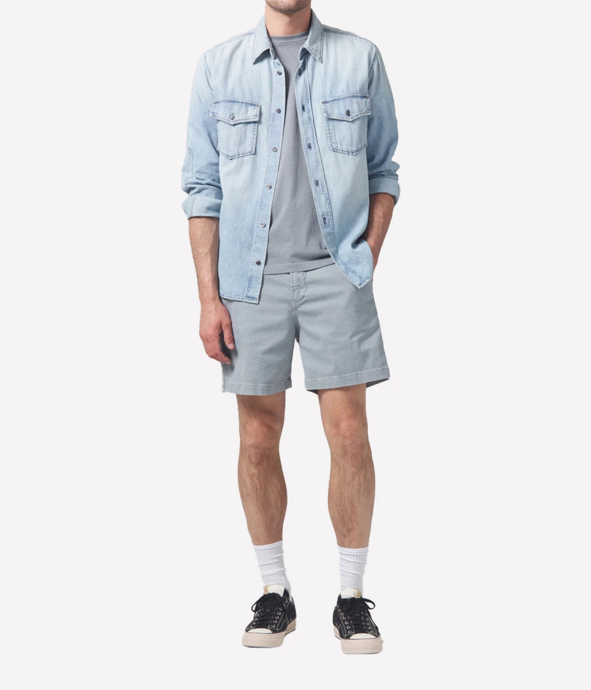 *FINAL SALE* Frinn Chino Short in Stone Age