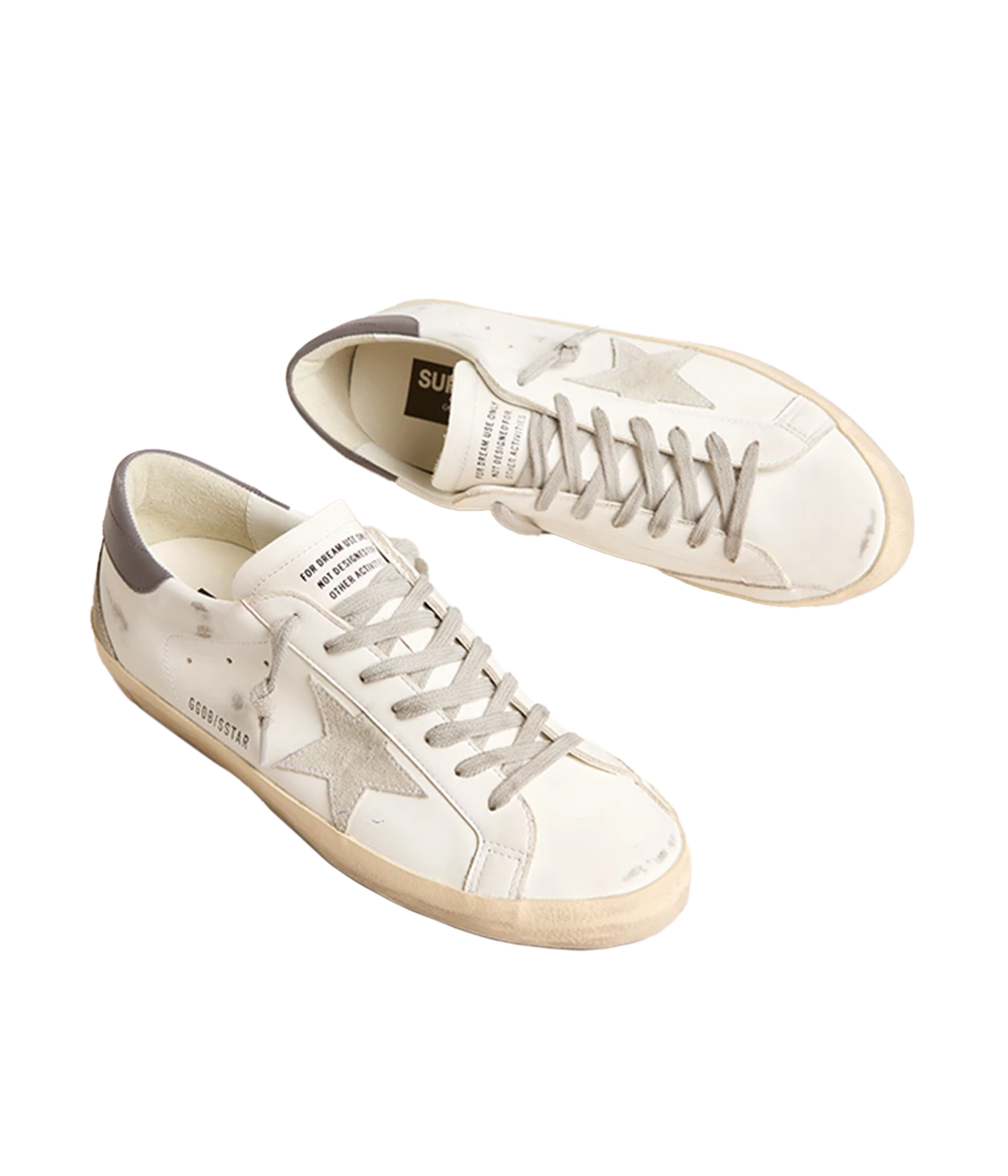 Super Star Sneaker in White, Ice & Dark Grey