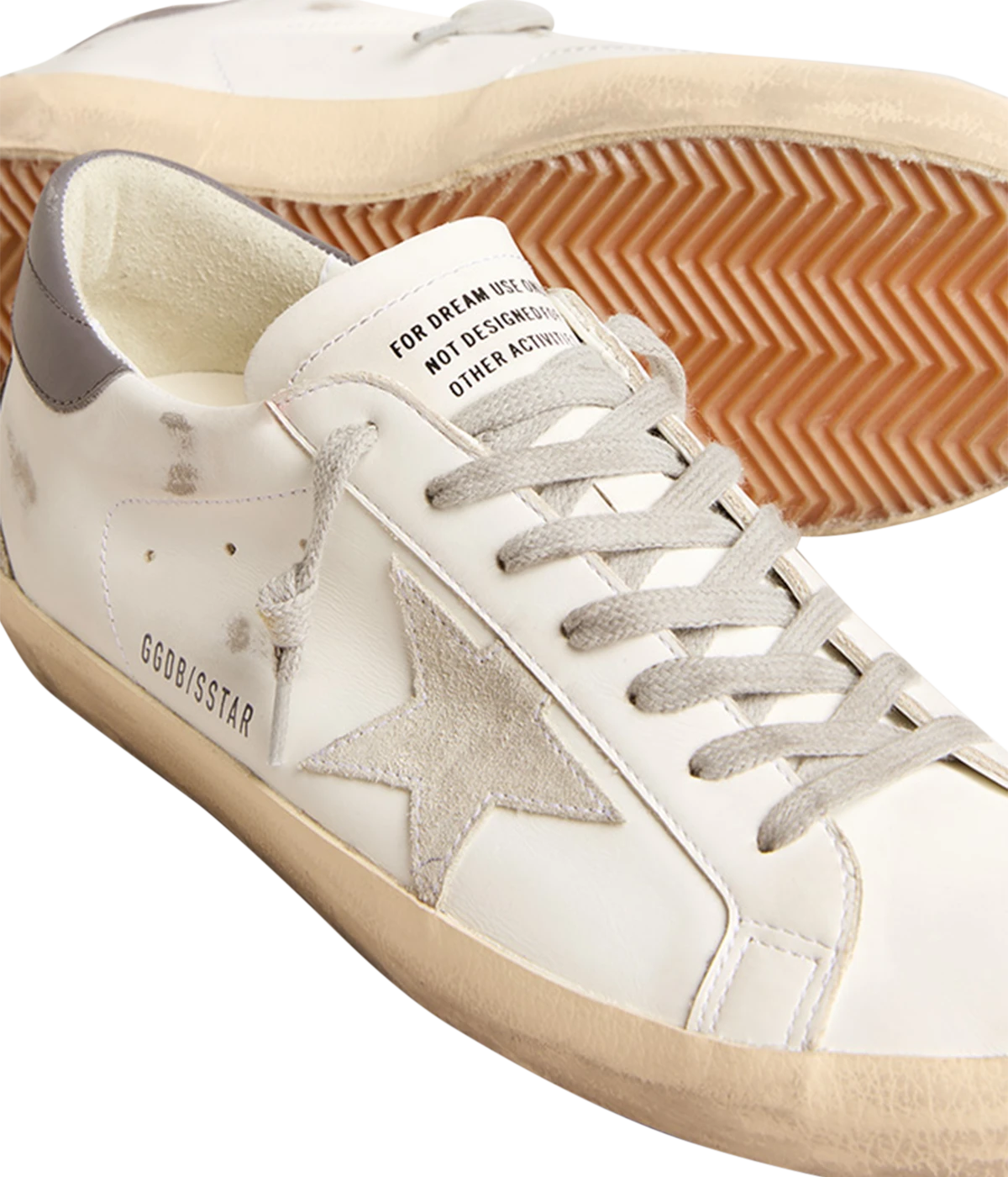 Super Star Sneaker in White, Ice & Dark Grey