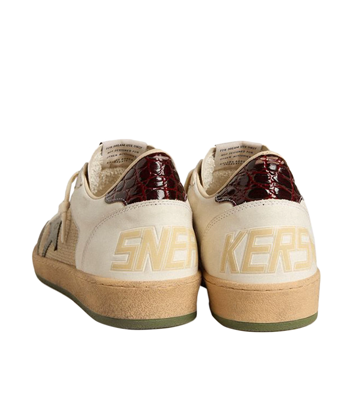 Ball Star Sneaker in Milk, White, Ice & Olive
