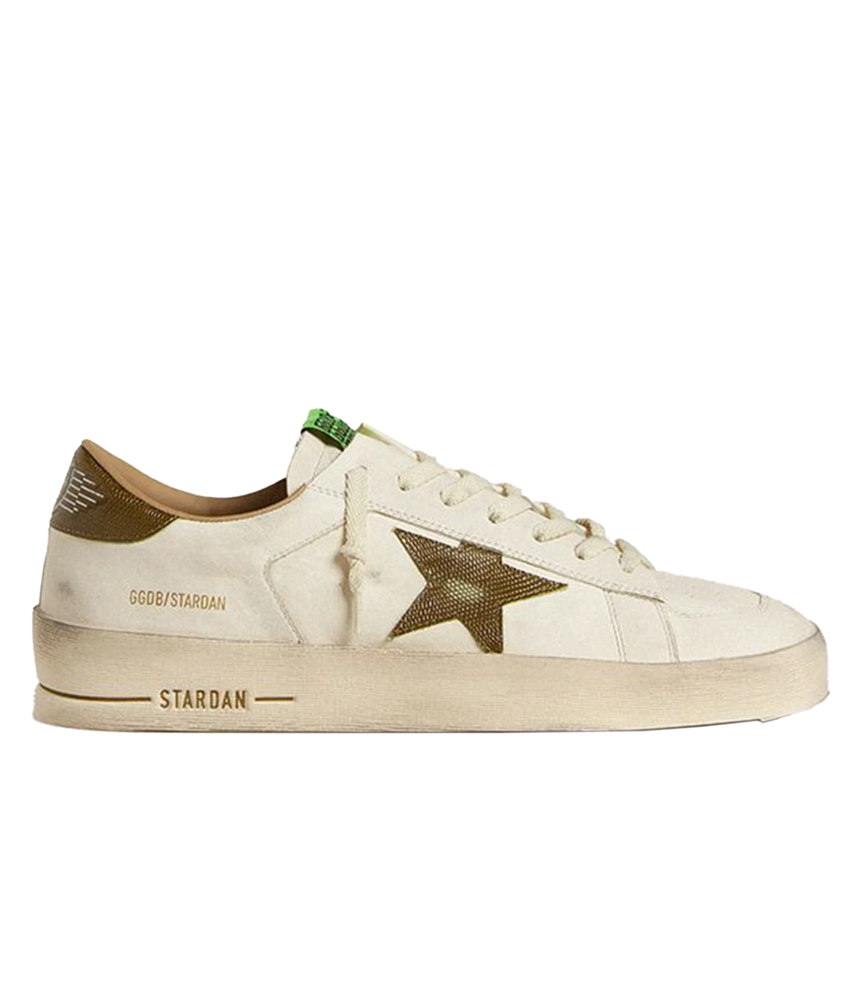 Stardan Sneaker in White & Green