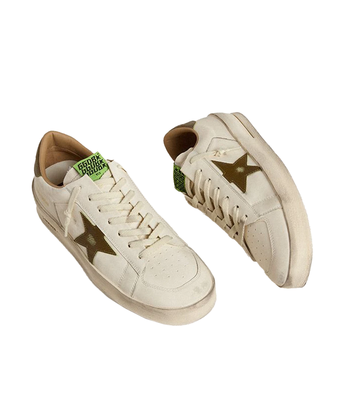 Stardan Sneaker in White & Green