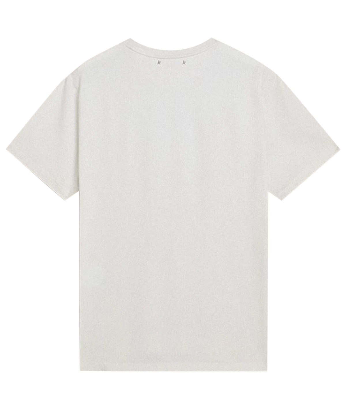 White short-sleeve tee with green ‘Golden Club Since 2000’ print and star detail on back, made from soft cotton.