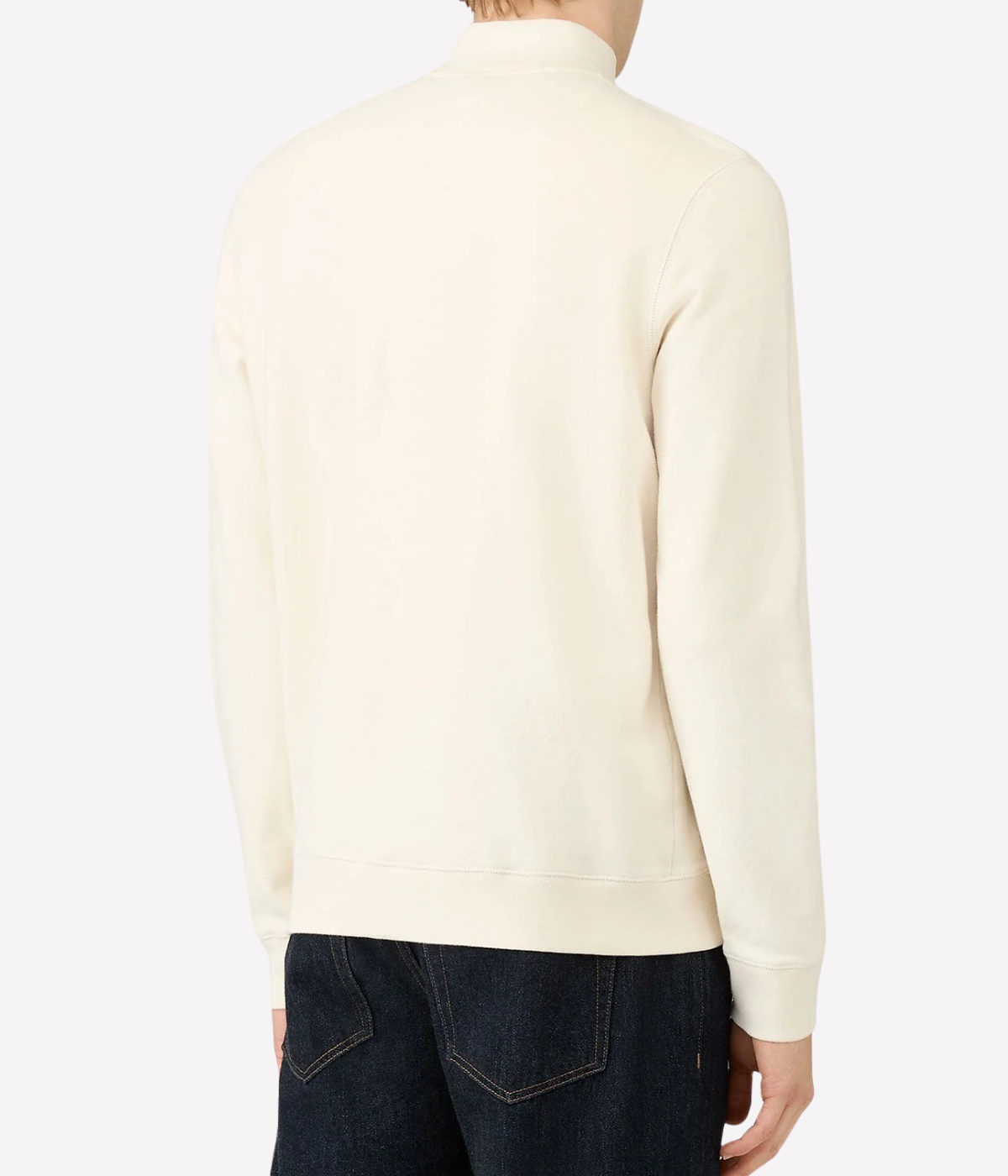Half Zip Sweatshirt in Undyed