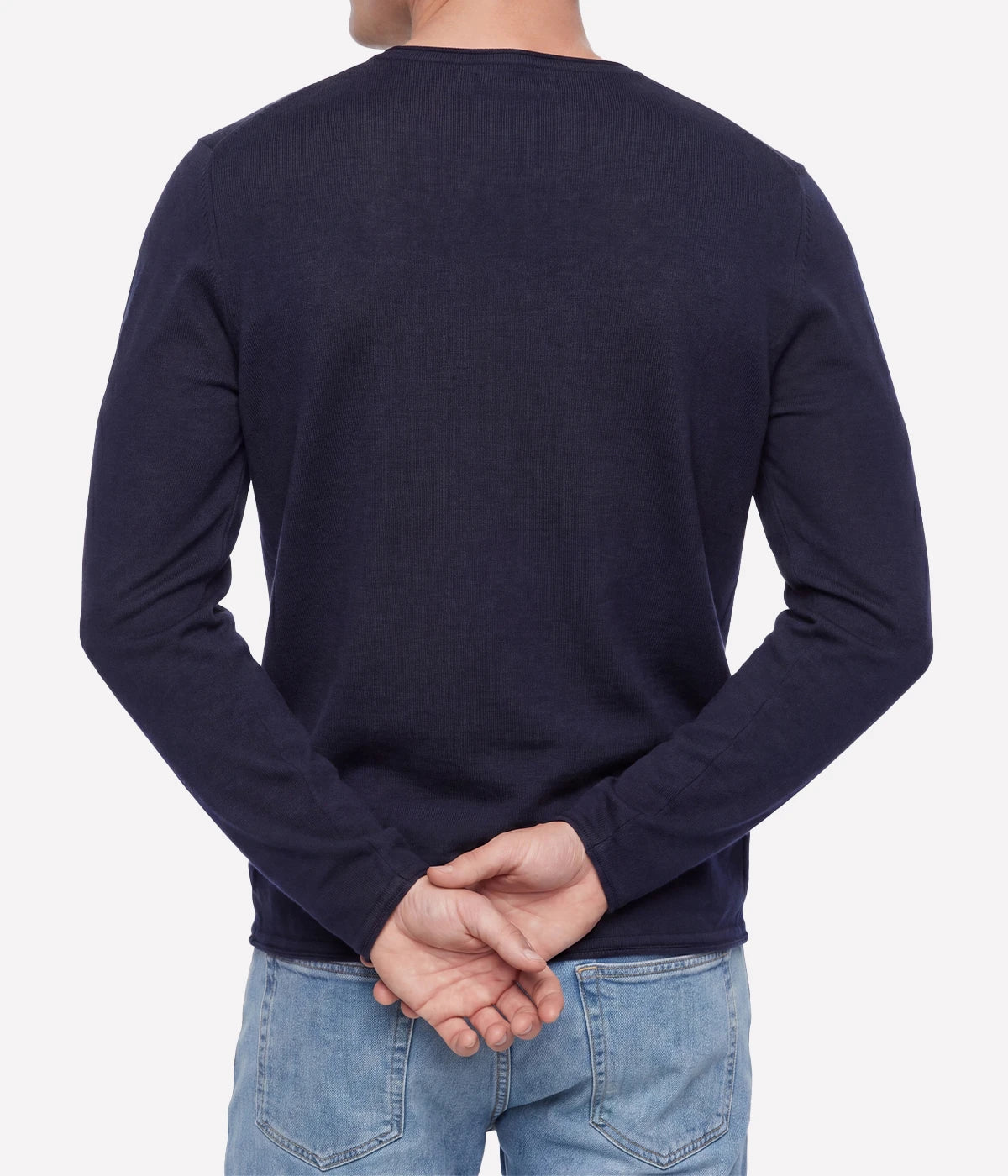 Knitted Pullover in NAVY