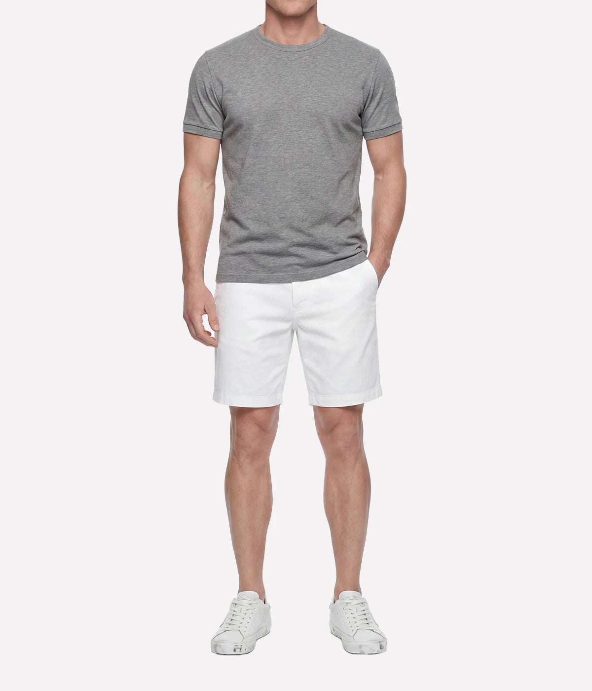 Knitted T Shirt in ARMY