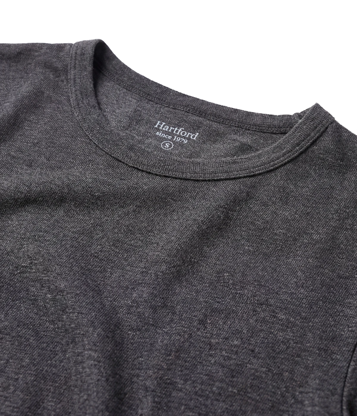 Knitted T Shirt in Thunder