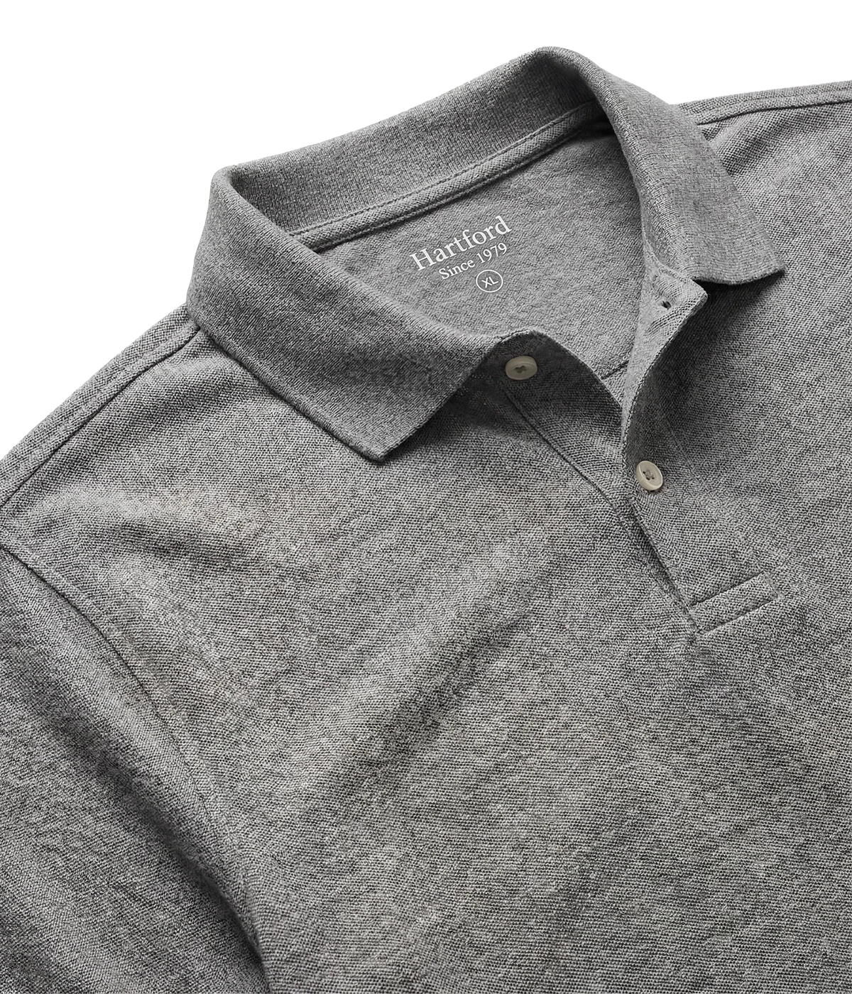 Men Knitted Polo in ARMY