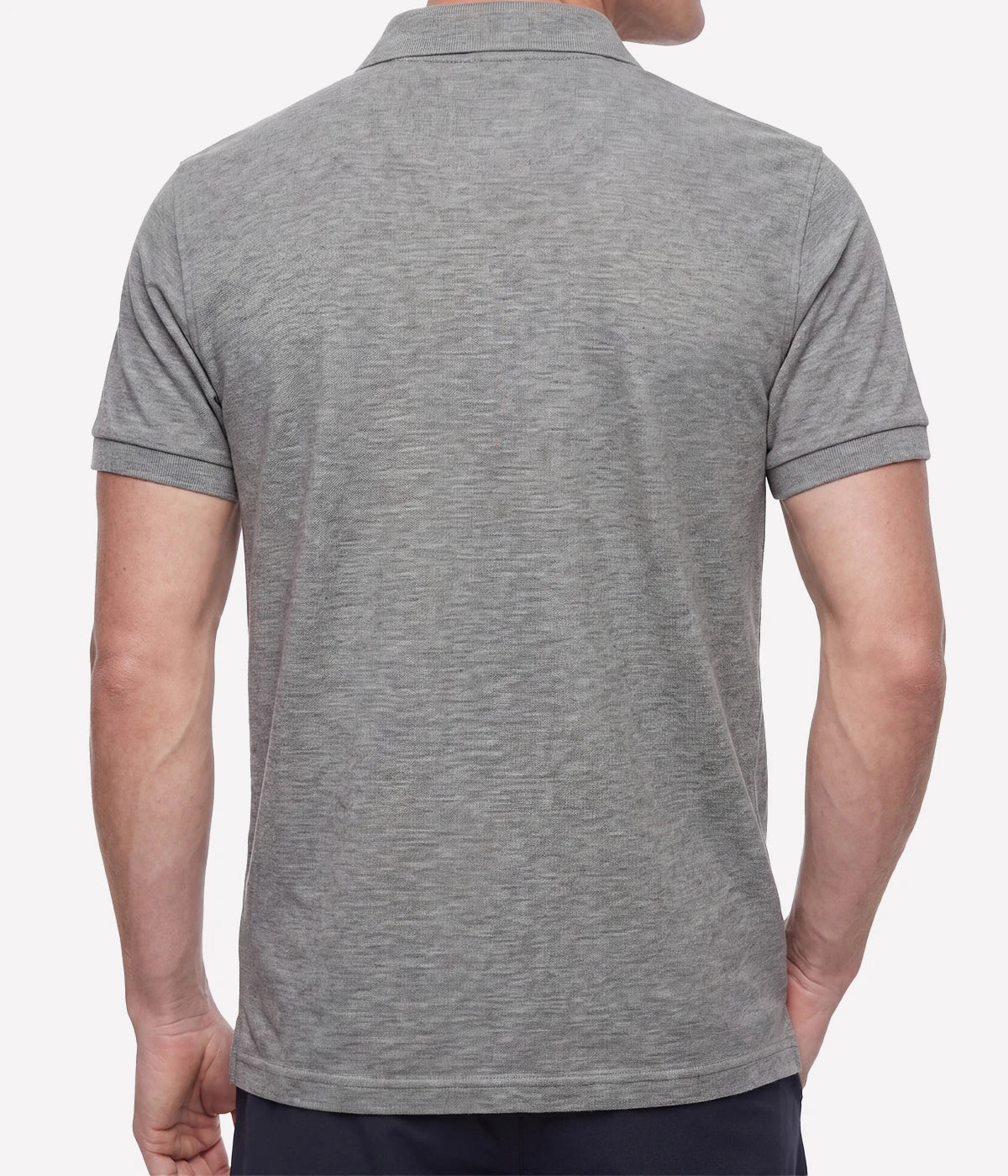 Men Knitted Polo in ARMY