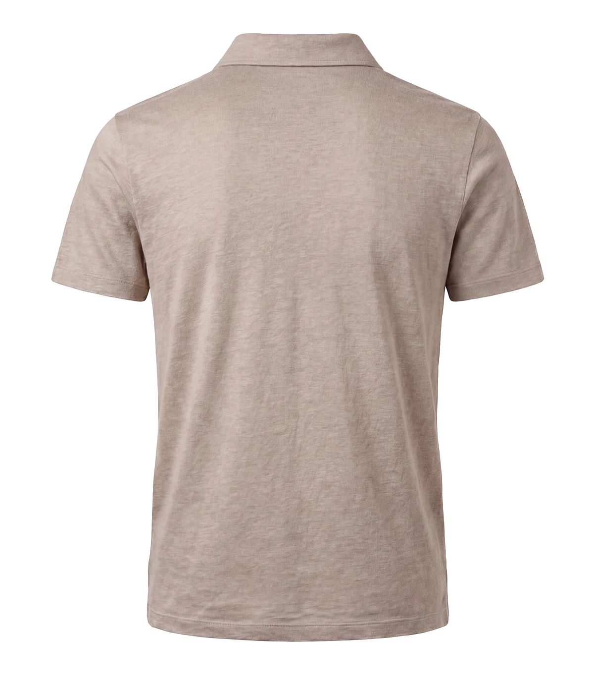 Men Knitted Polo in SAND