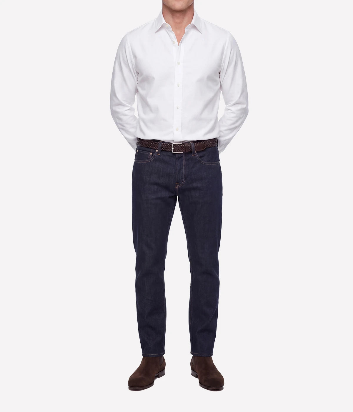 Paul Woven Shirt in WHITE