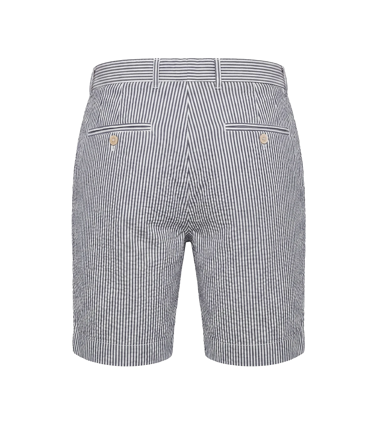 Taylor Woven Short in Blue and Cream