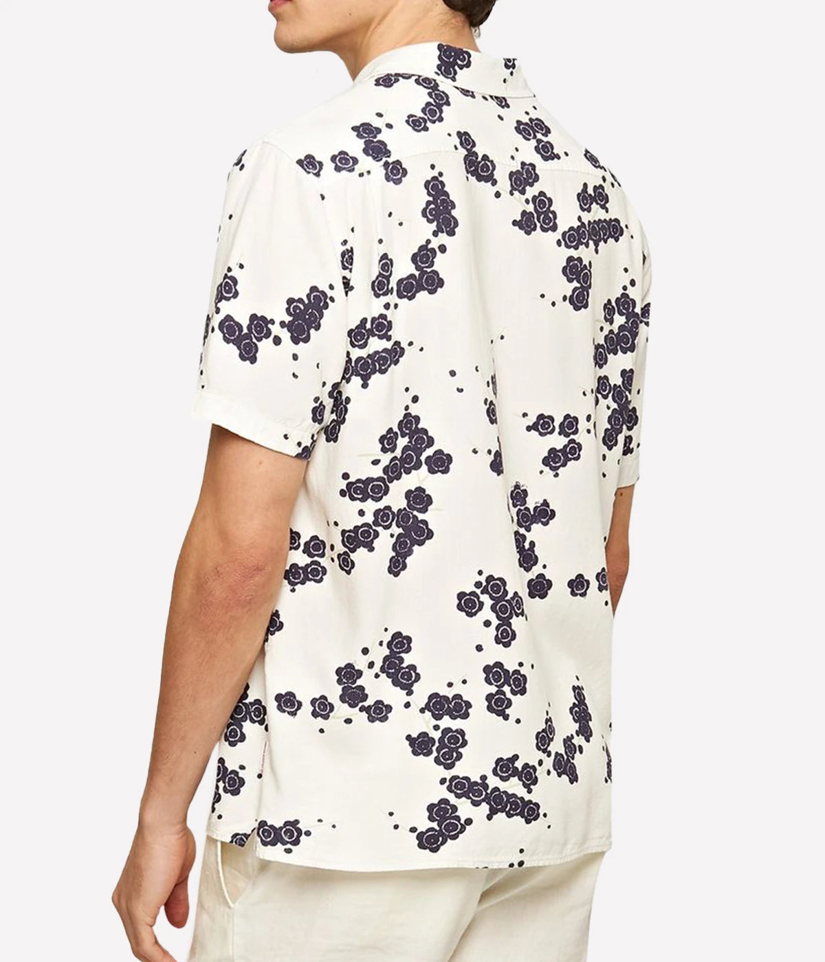Hibbert Plum Blossom Polo in Night Iris