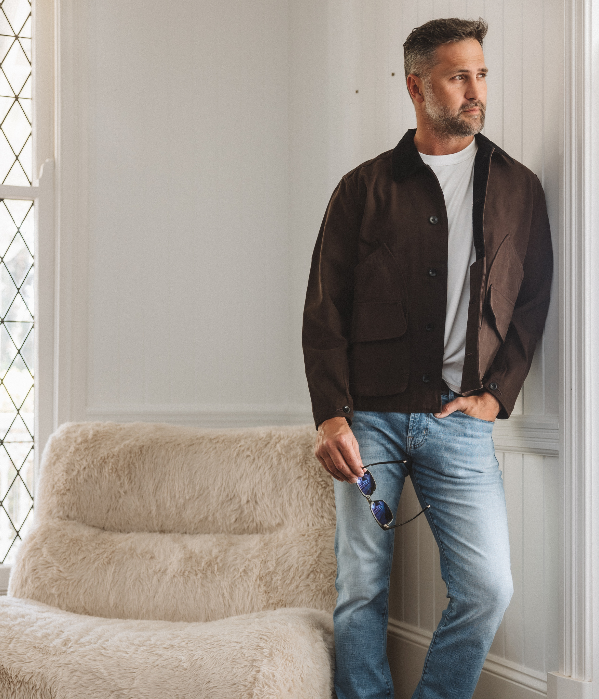 Hunter Jacket in Dark Brown