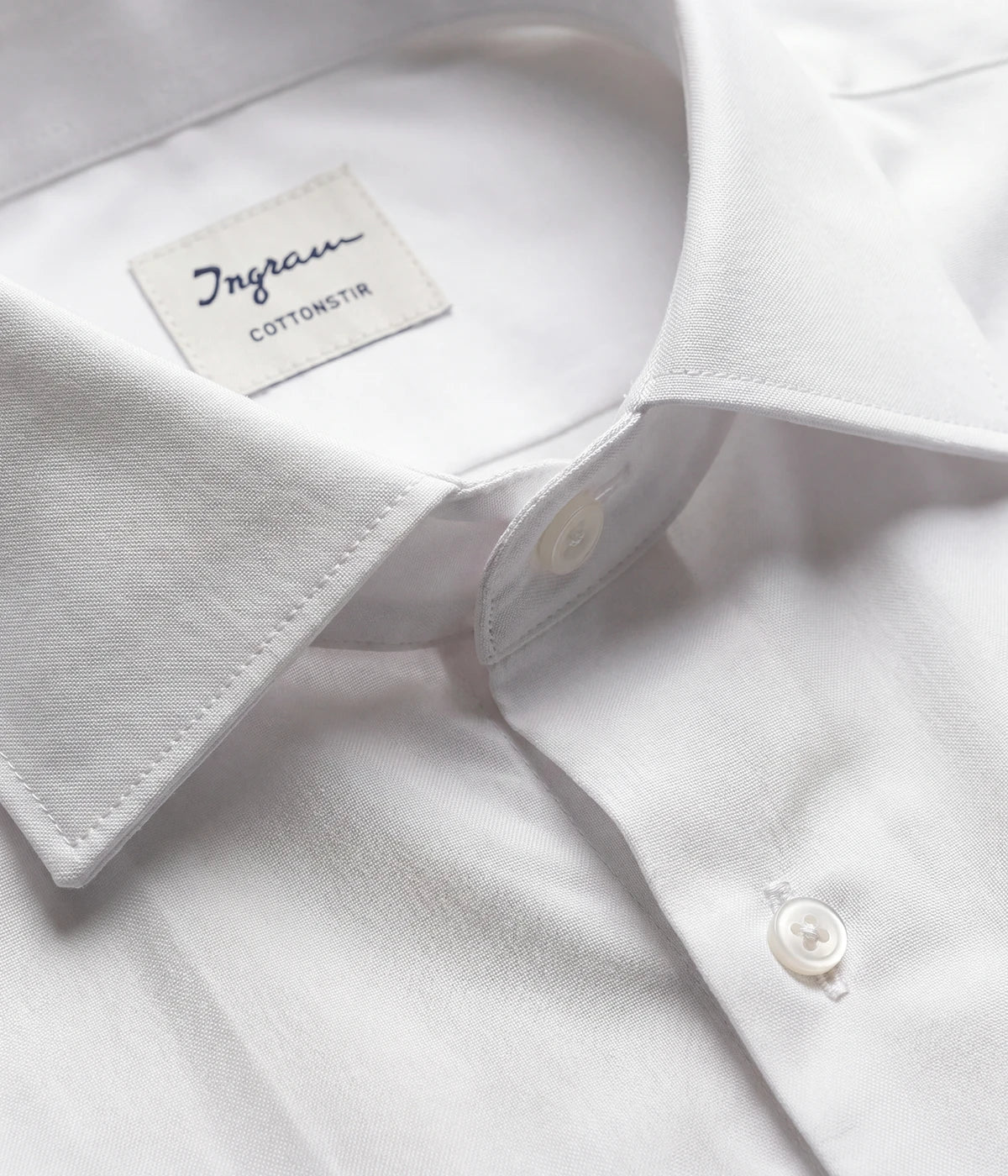 Slim Fit Shirt In Smooth White