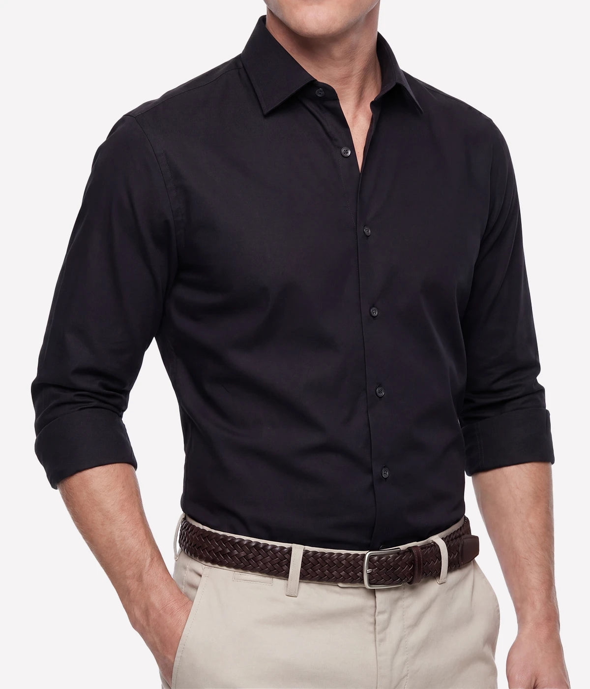 Slim Fit Shirt in Black