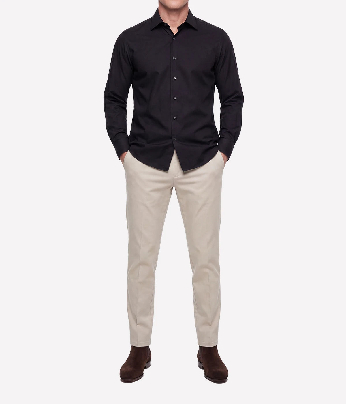Slim Fit Shirt in Black