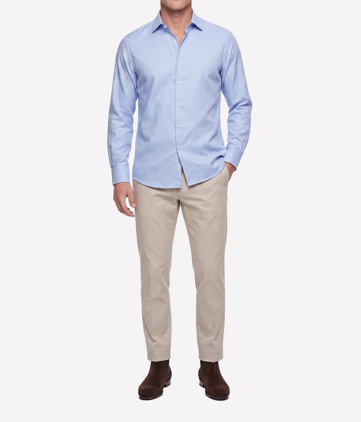 Slim Fit Shirt in Light Blue