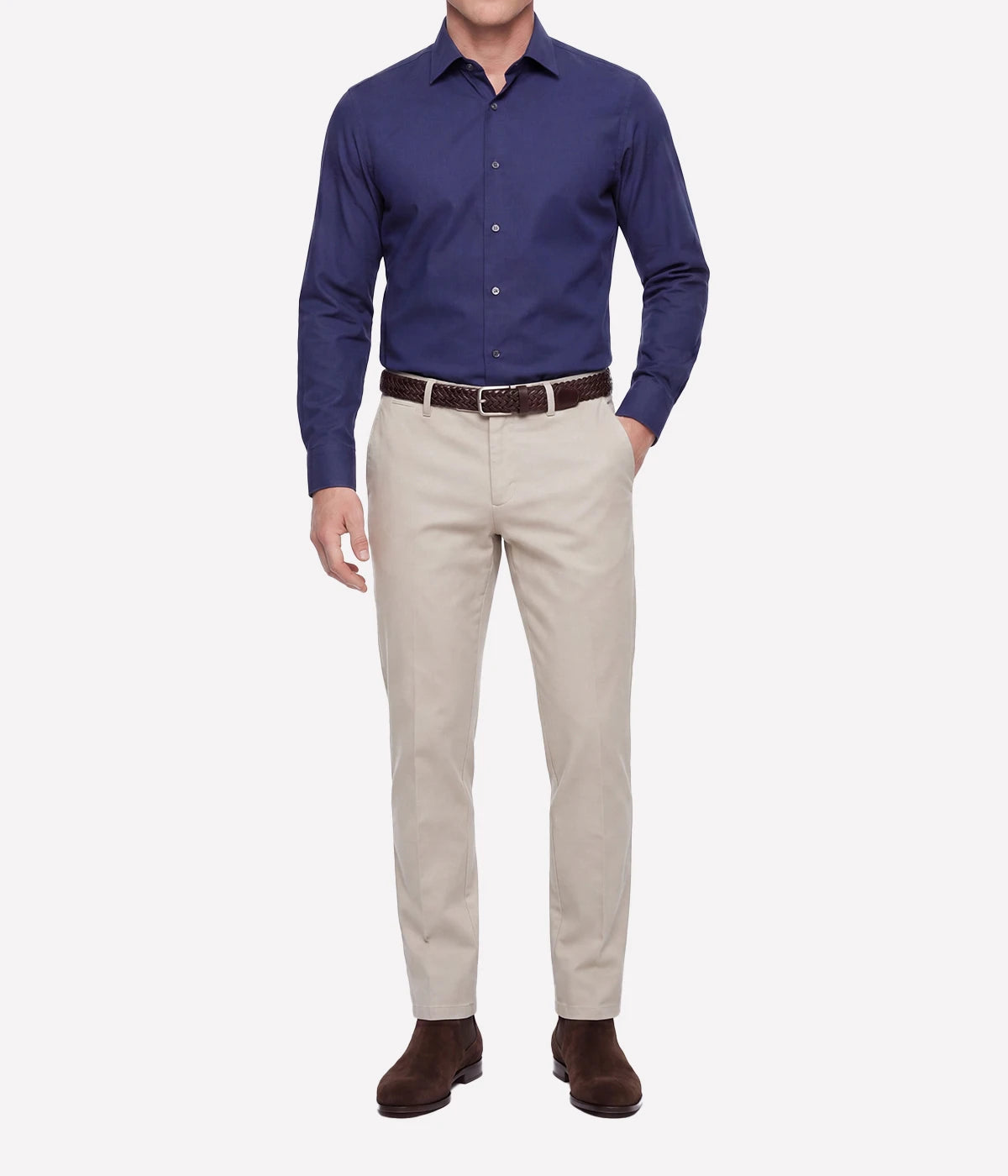 Slim Fit Shirt in Navy