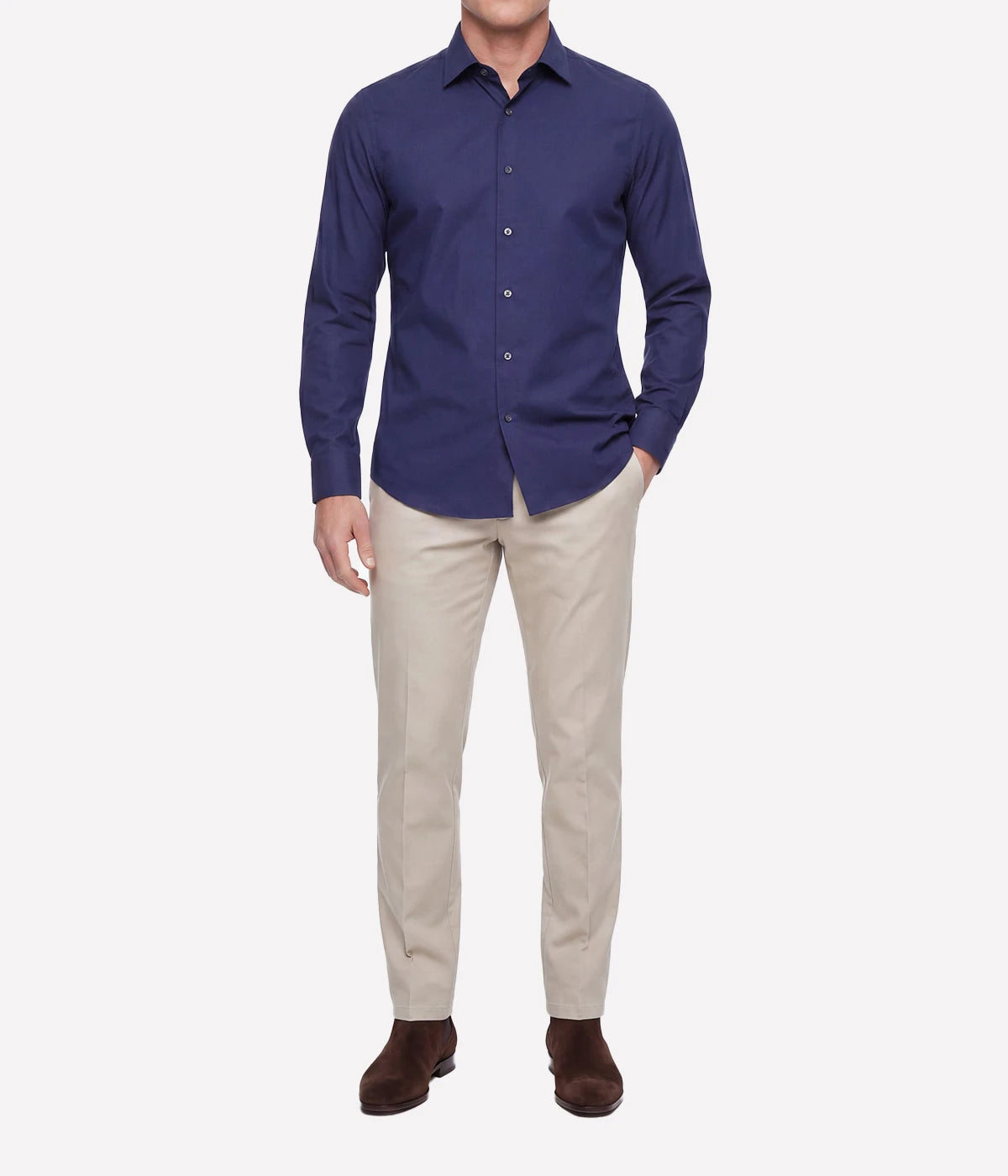 Slim Fit Shirt in Navy
