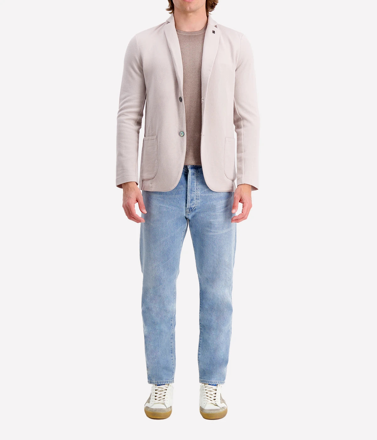 Jacket Logo in Beige