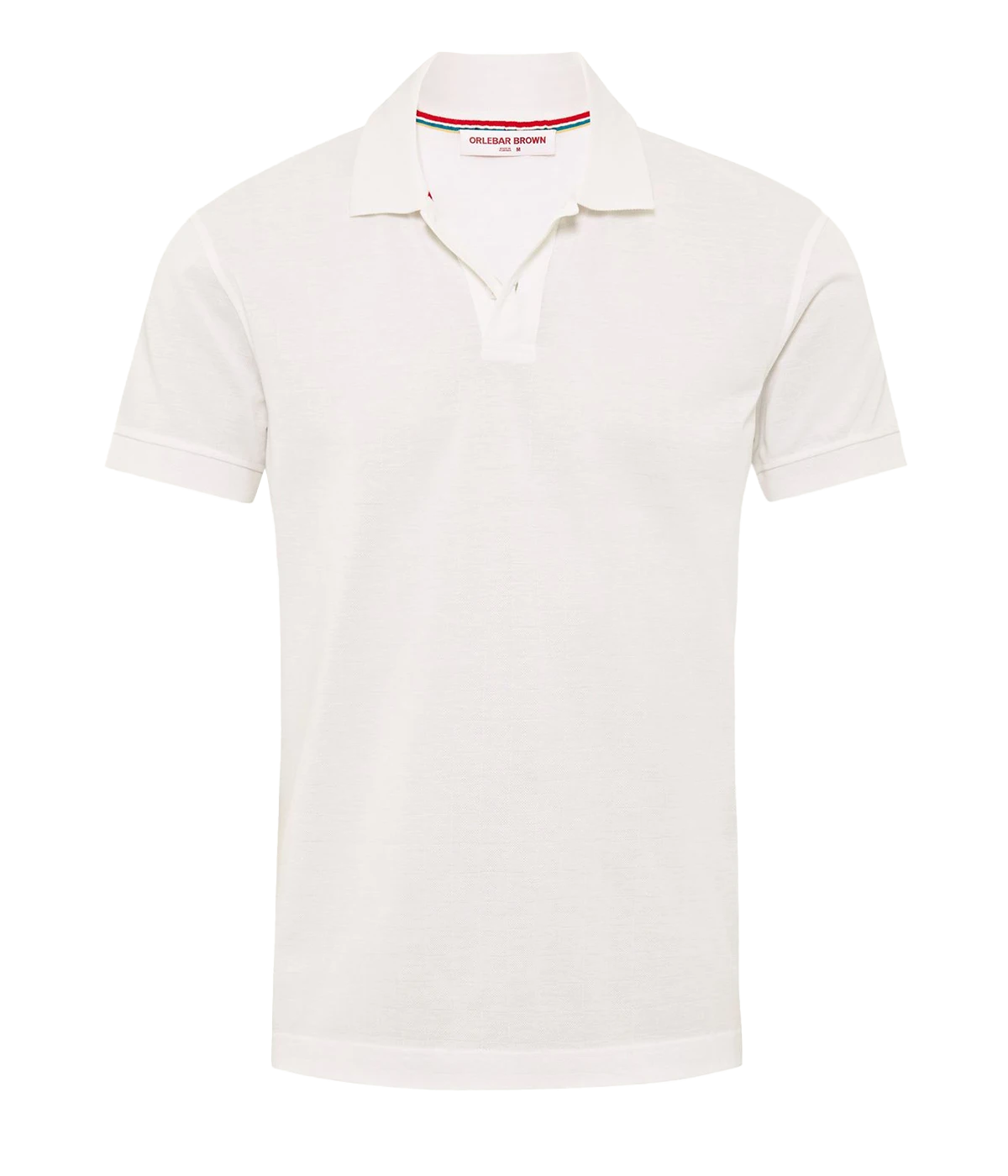 Jarrett Checkerboard Polo in White